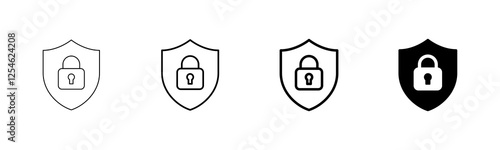Security icon vector isolated on white background. protection icon. privacy. vpn