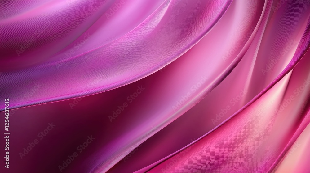 Abstract magenta wave design with flowing lines and smooth gradients for modern background art Abstract magenta wave design with flowing lines and smooth gradients for modern background art
