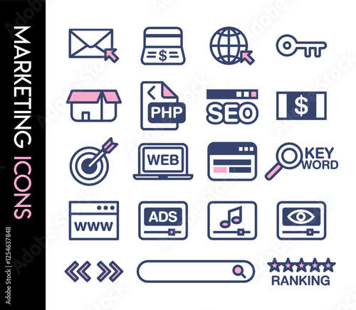 SEO and Marketing Icon Collection