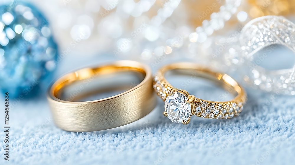 Elegant rings in soft light Elegant rings in soft light