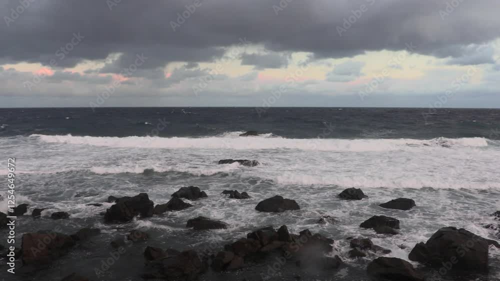 奄美大島の冬の海