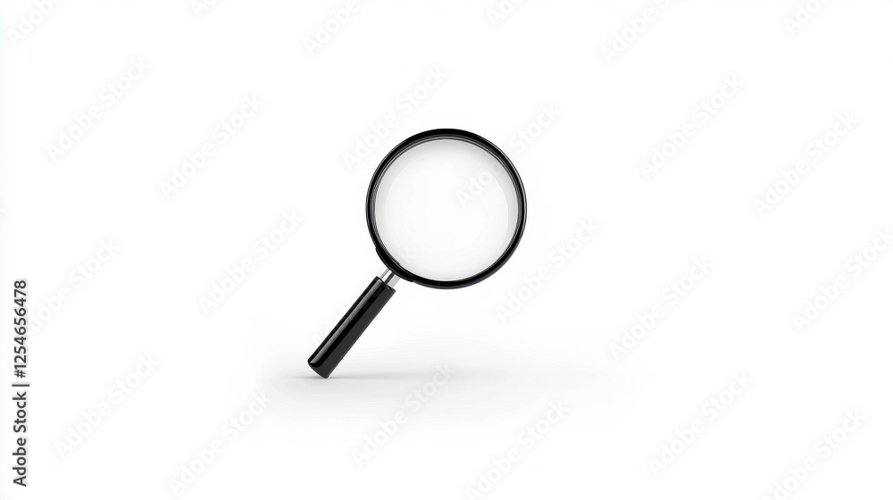 A magnifying glass on a plain background, symbolizing search, analysis, and discovery. A magnifying glass on a plain background, symbolizing search, analysis, and discovery.