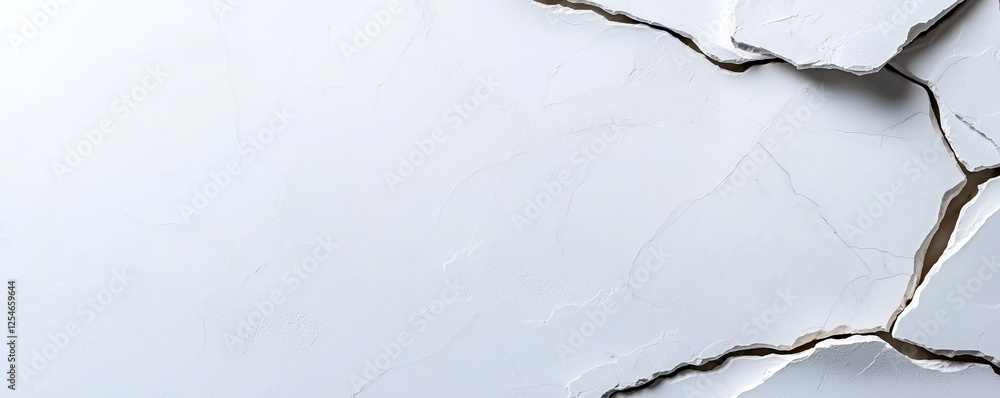 Fototapeta premium Cracked wall surface with visible texture details.
