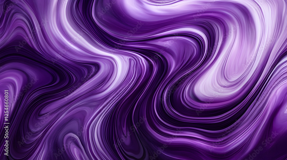 Obraz premium Purple marble texture background with a tulip flower arrangement and dynamic colors for design and decoration