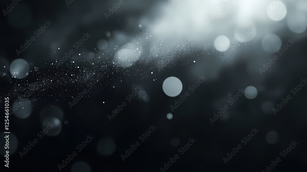 Abstract luminous bokeh effect on dark background with sparkling light and elegant design Abstract luminous bokeh effect on dark background with sparkling light and elegant design