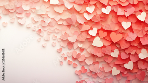abstract pink background with hearts