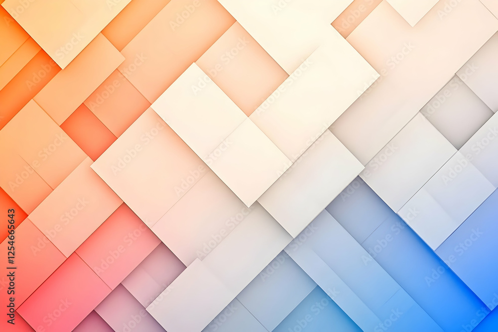 Abstract 3D Geometric Background Image