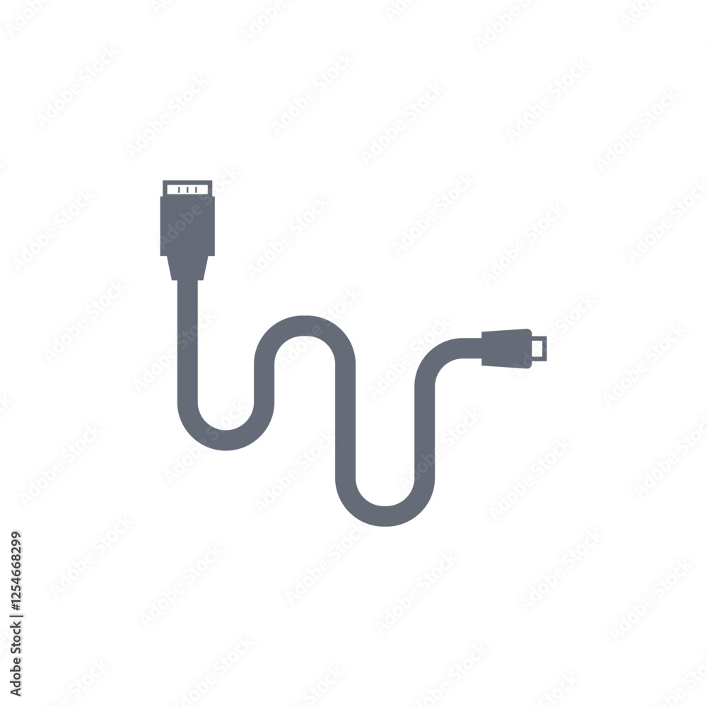 USB line icon USB line icon