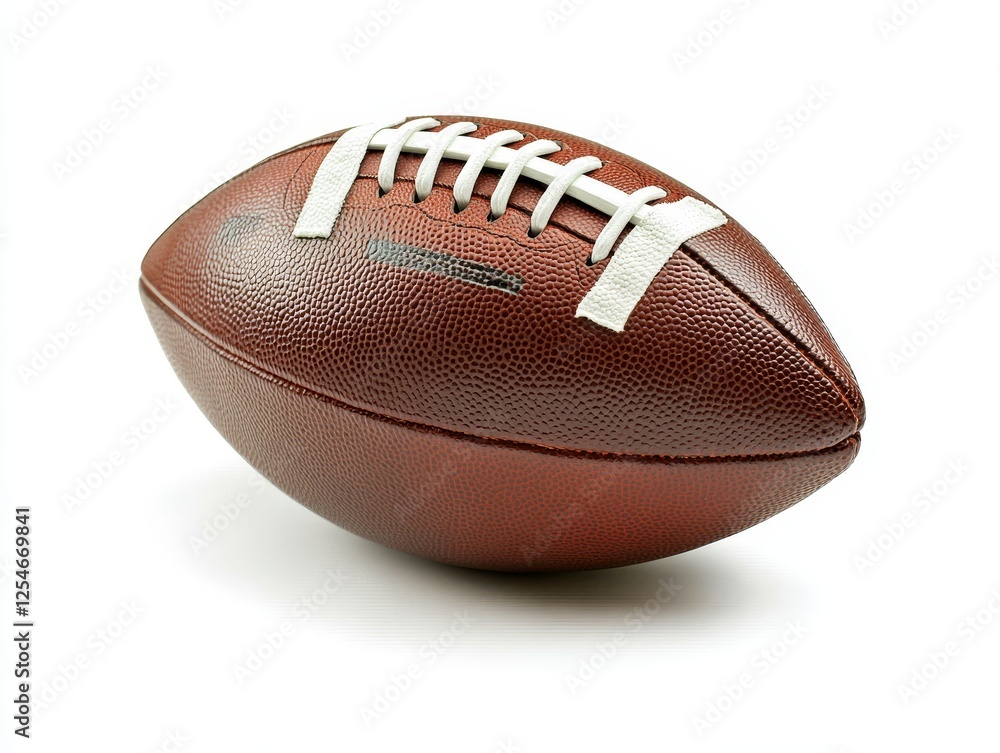 American football ball isolated on white background. (1) American football ball isolated on white background. (1)