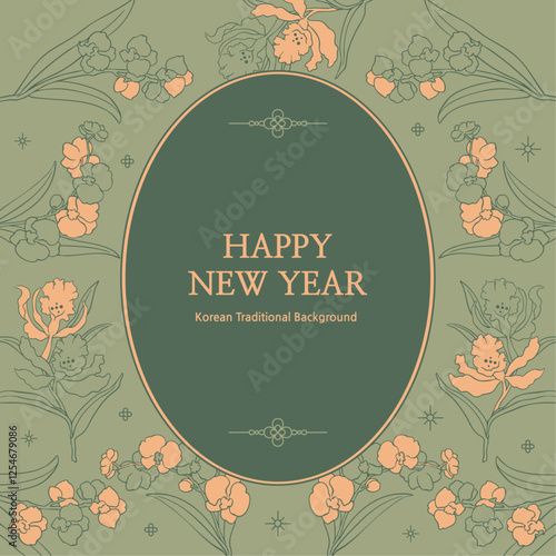 Korean New Year's Oriental Patterns