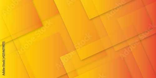 Abstract orange, yellow technology concept diamond triangle geometric line background. modern seamless business technology concept geometric shapes. squares and triangle with soft shadows as pattern.