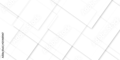 Abstract white, gray technology concept diamond triangle geometric line background. modern seamless business technology concept geometric shapes. squares and triangle with soft shadows as pattern.
