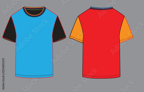 shirt, mockup, green, design,ront, clothing, 