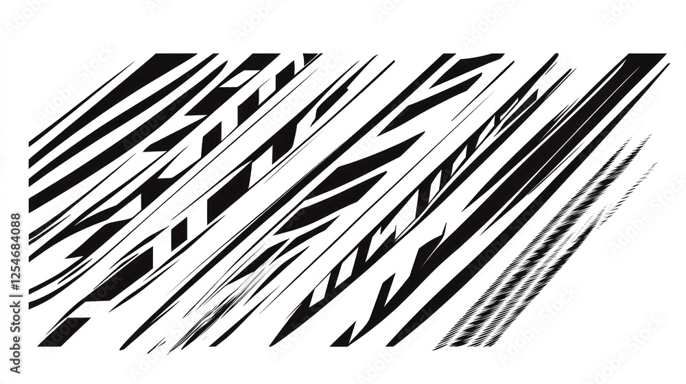 Abstract black and white diagonal stripes pattern. Abstract black and white diagonal stripes pattern.