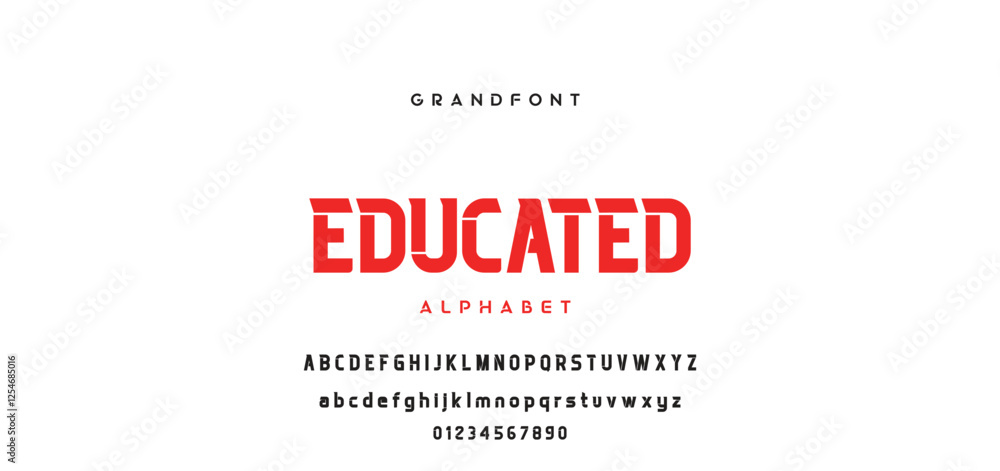 Digital modern alphabet font. Creative abstract urban, futuristic, fashion, sport, minimal technology typography. Simple vector illustration with number Digital modern alphabet font. Creative abstract urban, futuristic, fashion, sport, minimal technology typography. Simple vector illustration with number