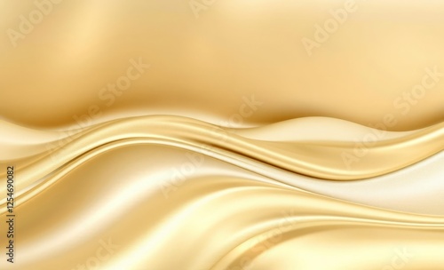 Abstract 3d wave silk textured glossy silver beige and gold background for home decor wall art digital art print wallpaper background 3d wallpaper wallpaper background abstract 3d illustration backdro photo