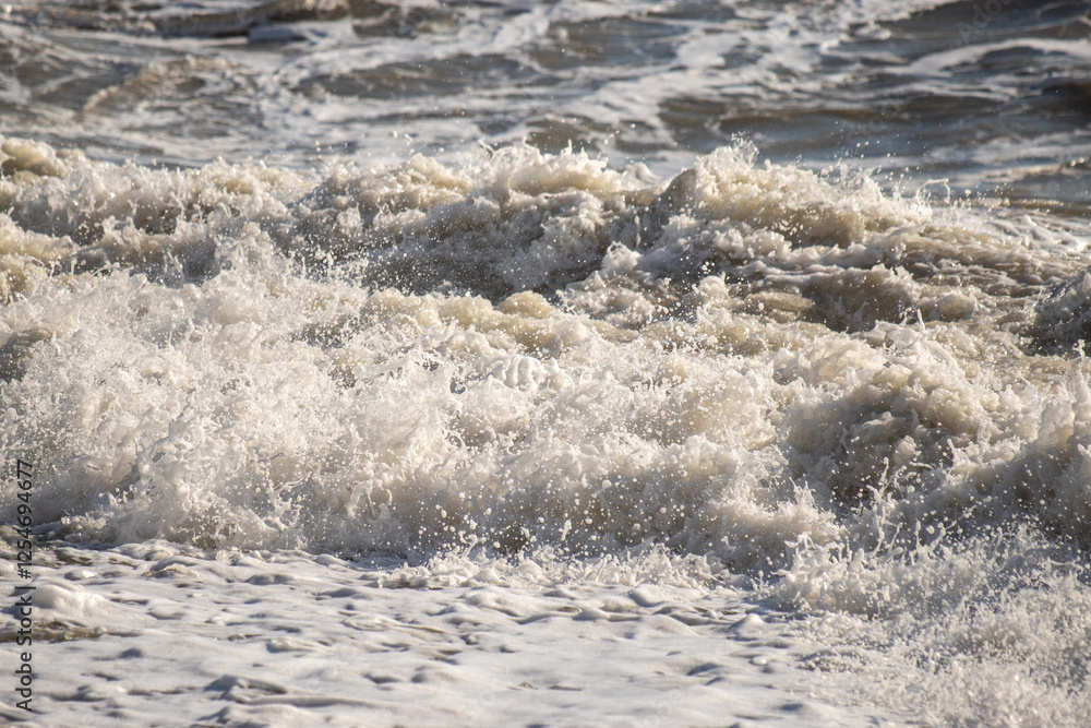 Seashore, small stones, sea wave. Marine background. Seashore, small stones, sea wave. Marine background.