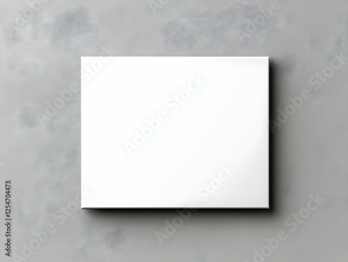 Wallpaper Mural Blank Canvas Mockup on Gray Textured Background Torontodigital.ca