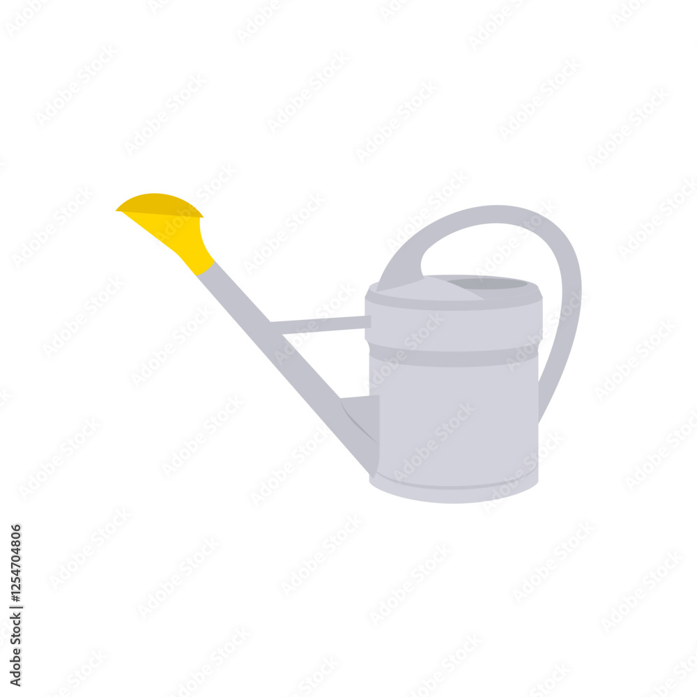 Watering Can, Farming Flat Vector Illustration Watering Can, Farming Flat Vector Illustration