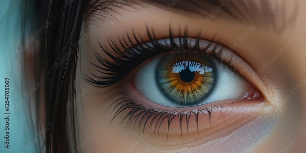 Obraz premium Macro shot of woman eye