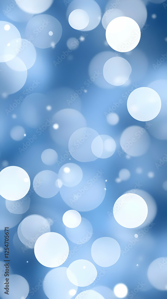 Abstract Blue Bokeh Background Illustration Abstract Blue Bokeh Background Illustration