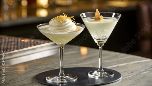 Wallpaper Mural Citrus and Meringue Martini Two-Cocktail Composition Torontodigital.ca