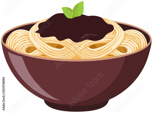 먹을것, 스파게티, 식사, 국수, 식당, 요리, 그릇, 점심, 레스토랑, 맛있는, 미식가,자장면, 면, 짜장면, black noodle, food, 음식 클립아트