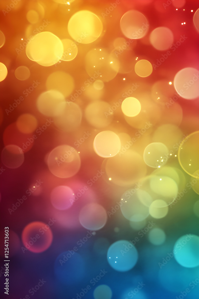 Obraz premium bokeh, blurred, background, colors, out of focus, dreamy, warm, soft, gradient, light and shadow 