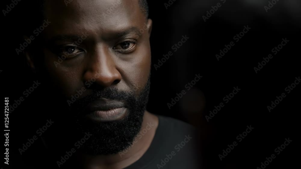 Man in Dark Setting Man in Dark Setting
