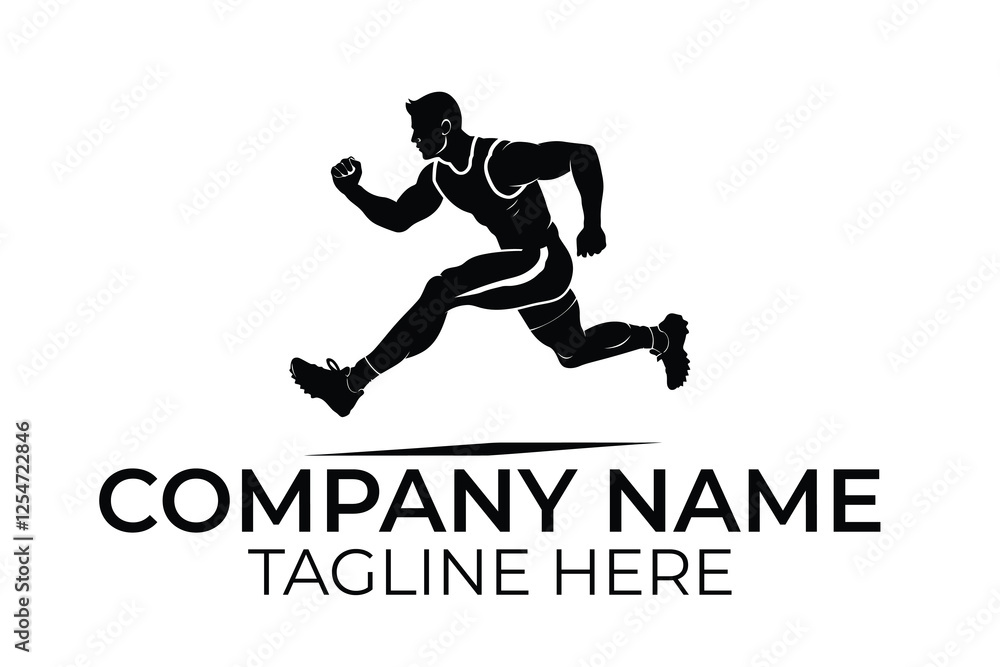 man running silhouette man running silhouette
