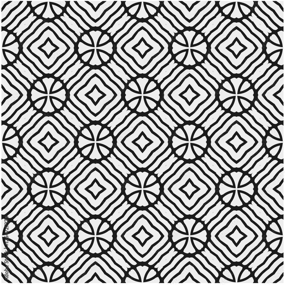 Seamless pattern with repeating abstract shapes.Black and white texture.Design element for prints, decoration, cover, textile,wallpaper, background, wrapping paper, clothing, fabric, package, cards. Seamless pattern with repeating abstract shapes.Black and white texture.Design element for prints, decoration, cover, textile,wallpaper, background, wrapping paper, clothing, fabric, package, cards.