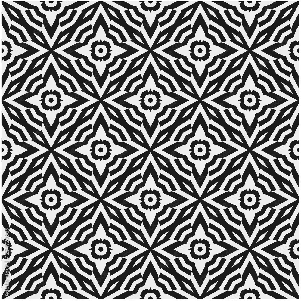 Seamless pattern with repeating abstract shapes.Black and white texture.Design element for prints, decoration, cover, textile,wallpaper, background, wrapping paper, clothing, fabric, package, cards. Seamless pattern with repeating abstract shapes.Black and white texture.Design element for prints, decoration, cover, textile,wallpaper, background, wrapping paper, clothing, fabric, package, cards.