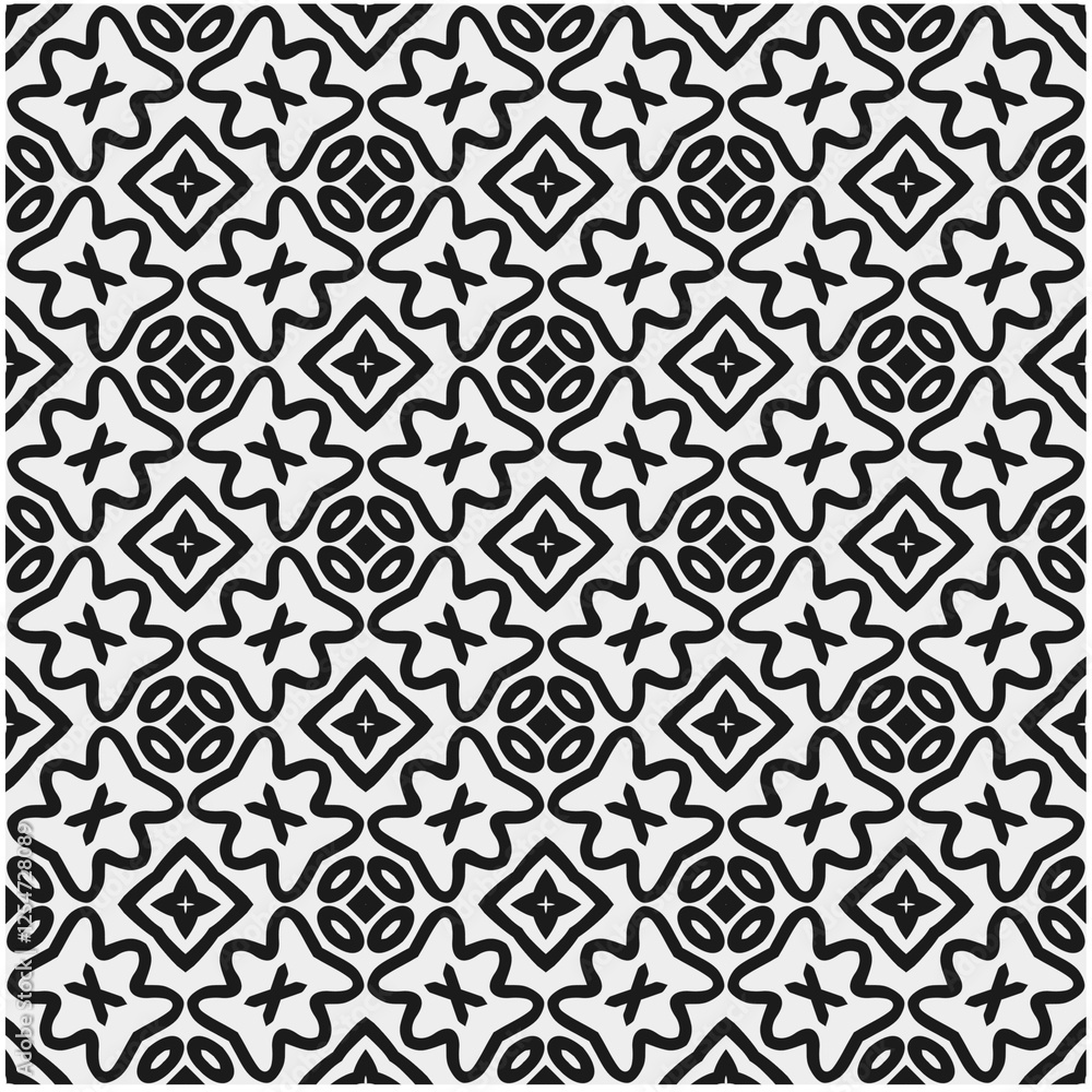Seamless pattern with repeating abstract shapes.Black and white texture.Design element for prints, decoration, cover, textile,wallpaper, background, wrapping paper, clothing, fabric, package, cards. Seamless pattern with repeating abstract shapes.Black and white texture.Design element for prints, decoration, cover, textile,wallpaper, background, wrapping paper, clothing, fabric, package, cards.