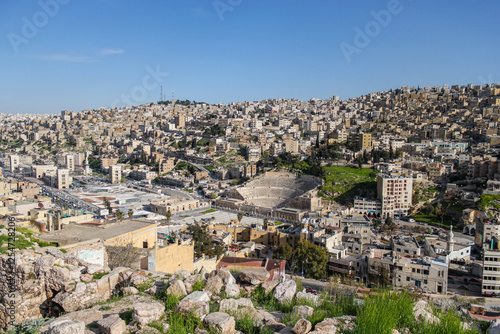 Cuadro en lienzo view of amman from the citadel