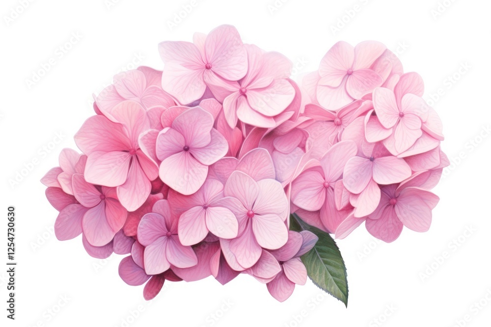 Fototapeta premium Hydrangea bouquet blossom flower petal.