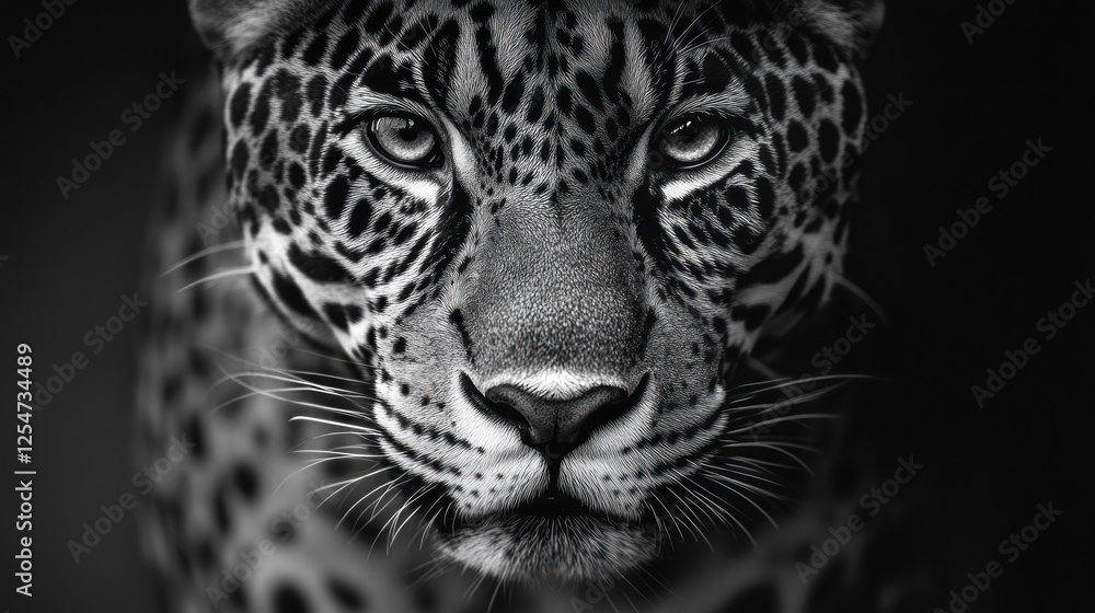 A detailed close-up shot of an Amur leopard, focusing on its captivating eyes and beautifully spotted fur A detailed close-up shot of an Amur leopard, focusing on its captivating eyes and beautifully spotted fur