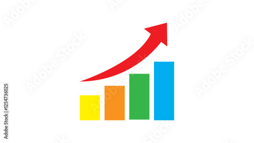 business graph on white background Free Download business graph on white background - GFXLoad