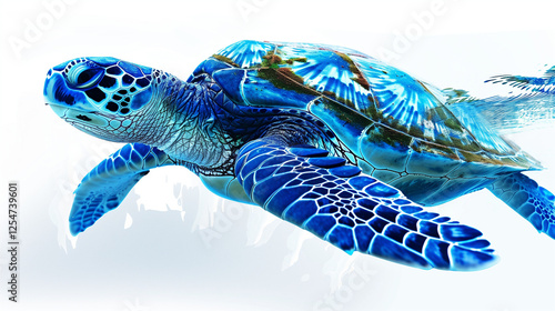 Turtle - hand made clipping path included