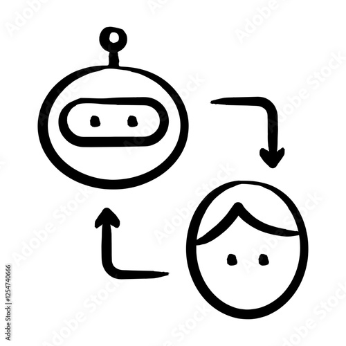 Human Ai Interaction Icon