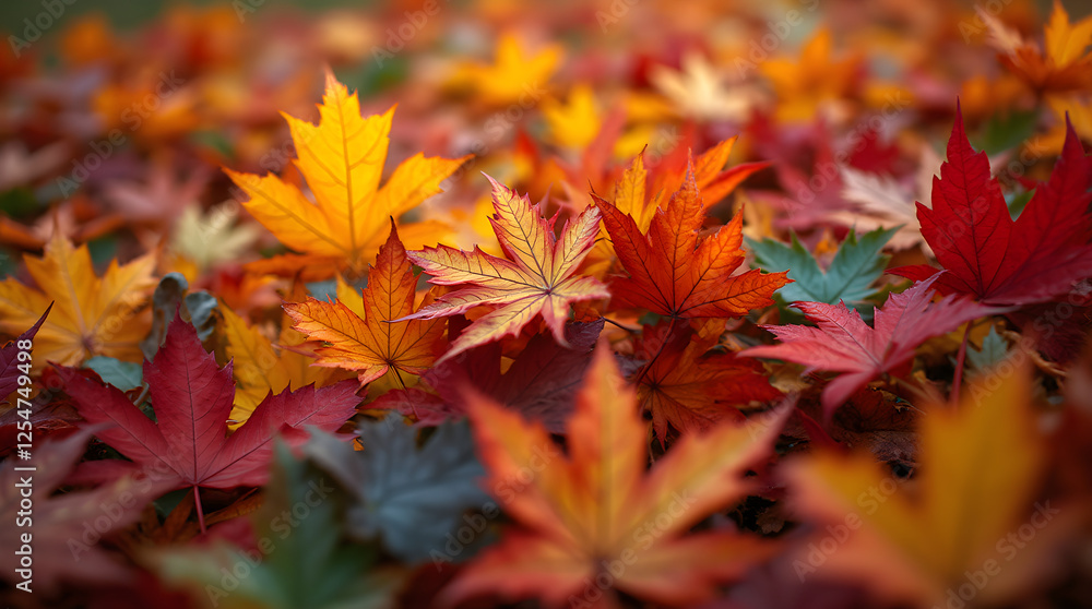 Autumn Leaves Photography: Vibrant Fall Foliage, Colorful Maple Leaves on Ground, Seasonal Nature Scene, Warm Tones, Scenic Landscape Image Autumn Leaves Photography: Vibrant Fall Foliage, Colorful Maple Leaves on Ground, Seasonal Nature Scene, Warm Tones, Scenic Landscape Image