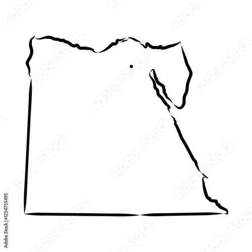 map of egypt. map concept