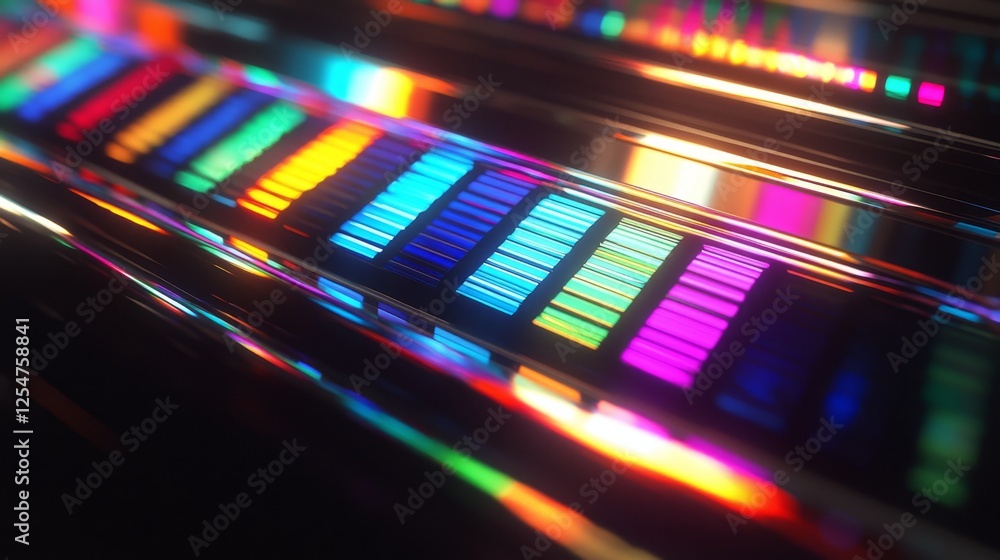 Vibrant Abstract Light Patterns Reflecting Off Surfaces in an Artistic Display of Colorful Lines and Shapes Vibrant Abstract Light Patterns Reflecting Off Surfaces in an Artistic Display of Colorful Lines and Shapes