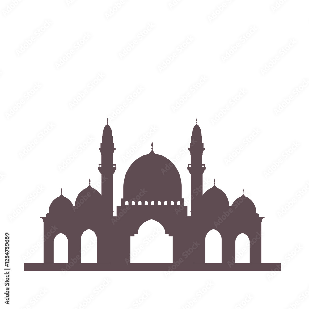 Fototapeta premium Mosque Silhouette