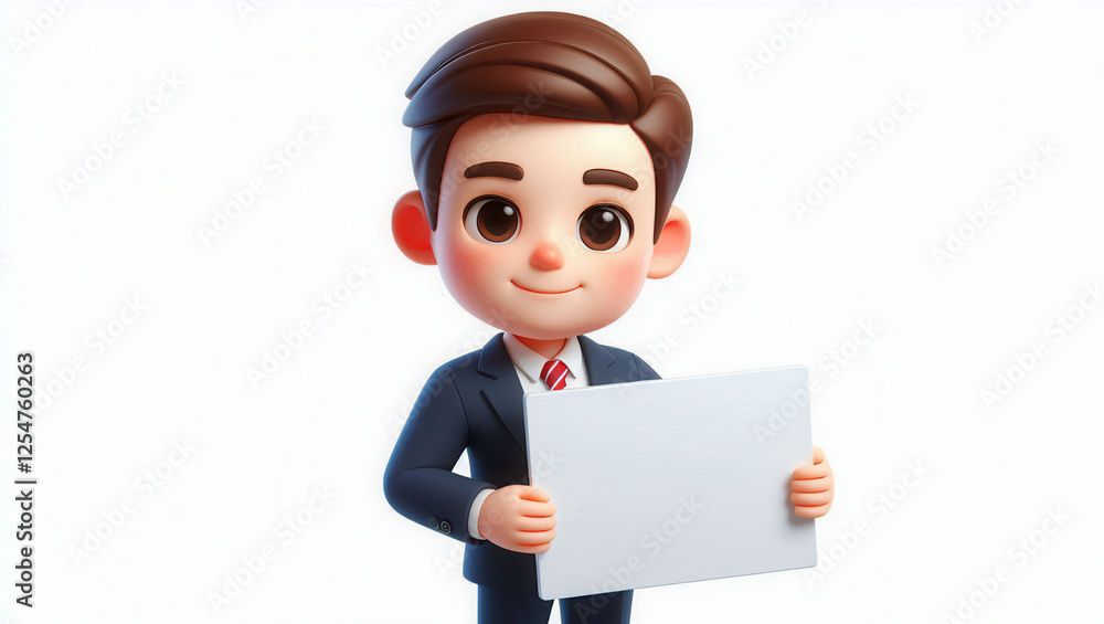 Business presentation by cartoon character studio setting digital artwork friendly environment Business presentation by cartoon character studio setting digital artwork friendly environment