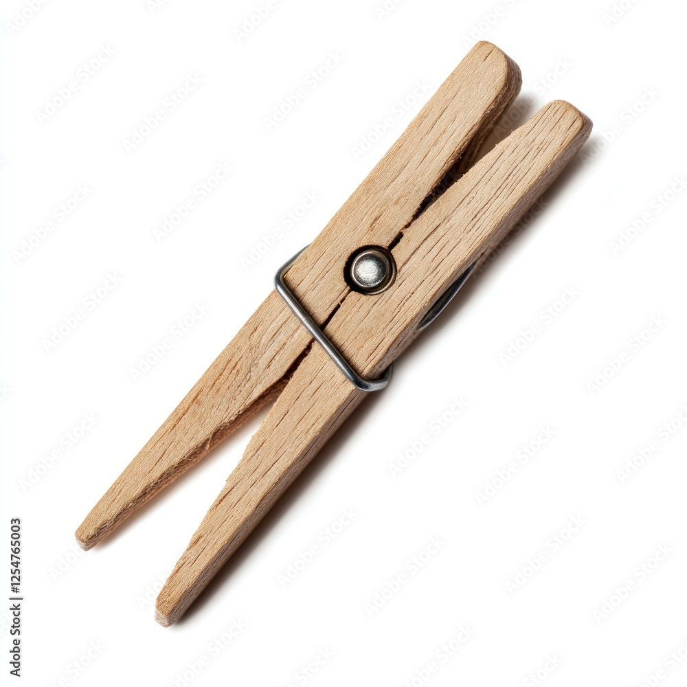 Wooden clothespin isolated on white background (4) Wooden clothespin isolated on white background (4)
