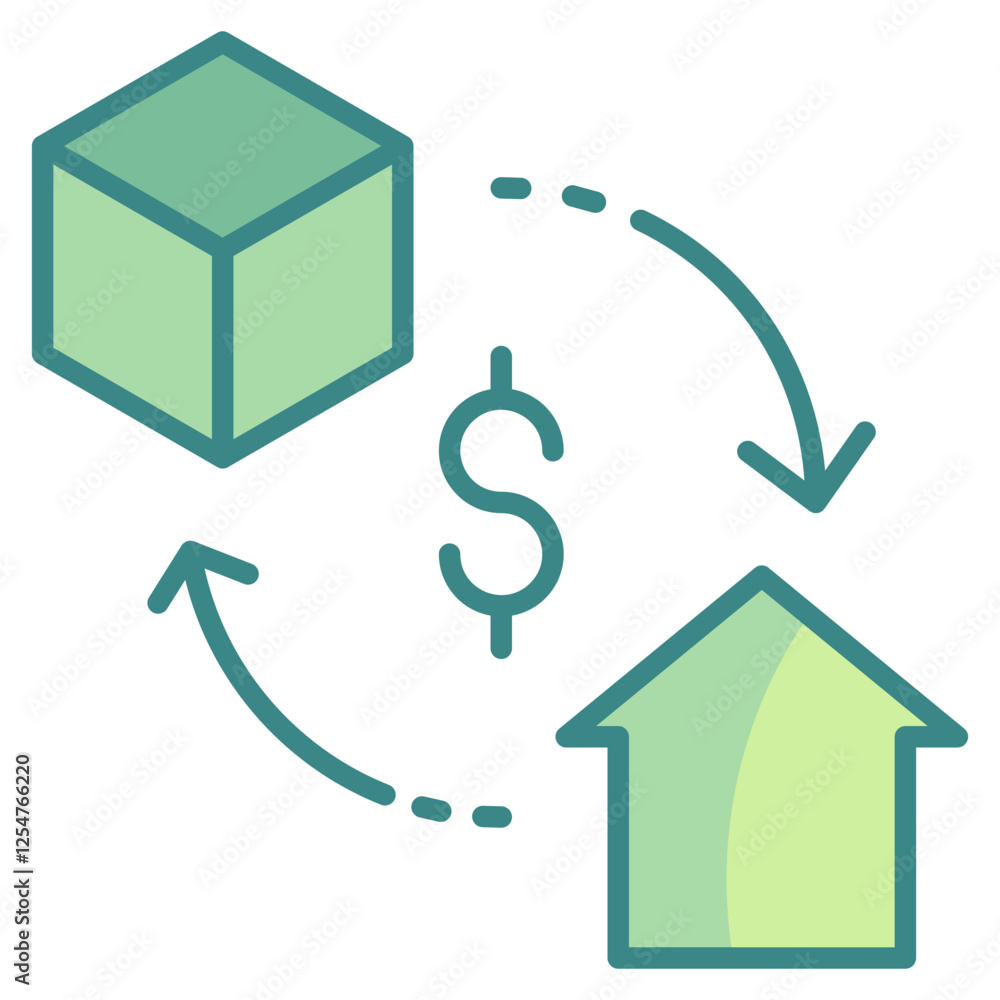 Supply Chain Icon Element For Design Supply Chain Icon Element For Design