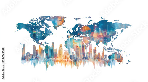 Corporate Strategy Discussion on Global Market Entry, Trade Consultant Helping Business Expand Internationally, Global Business Development and Trade Strategy Meeting

