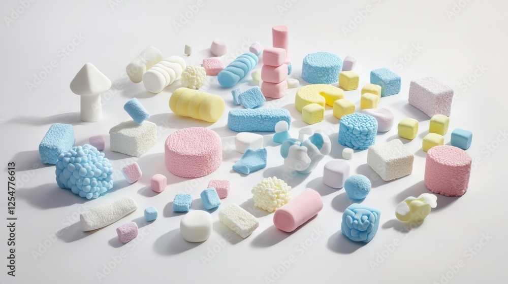 A variety of pastel marshmallows spilling out onto a bright white backdrop. --chaos 20 --ar 16:9 --quality 2 --v 6.1 Job ID: 59c11eeb-9c18-49fe-9255-43b7af1e04c3 A variety of pastel marshmallows spilling out onto a bright white backdrop. --chaos 20 --ar 16:9 --quality 2 --v 6.1 Job ID: 59c11eeb-9c18-49fe-9255-43b7af1e04c3