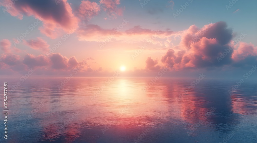 A gradient mesh resembling soft sunlight dispersing over a misty horizon. A gradient mesh resembling soft sunlight dispersing over a misty horizon.