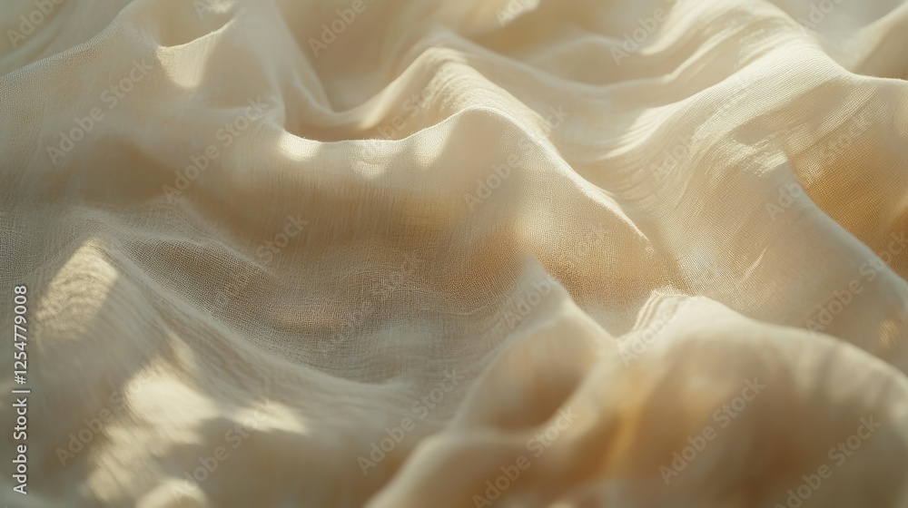 A close-up of a soft, textured fabric surface with delicate folds and shadows. A close-up of a soft, textured fabric surface with delicate folds and shadows.